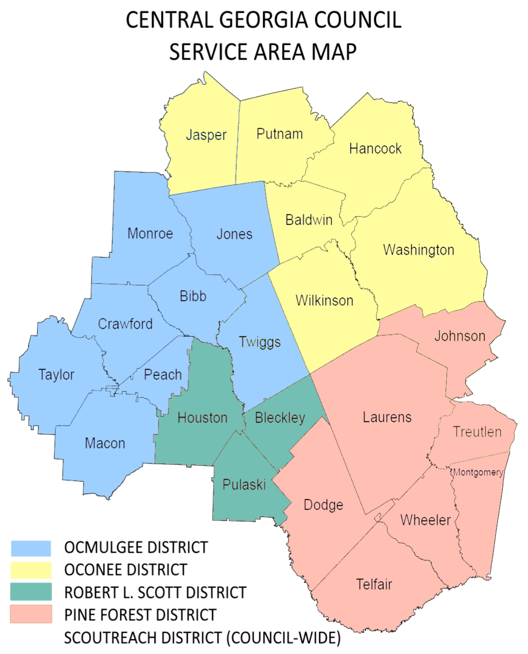 Map Of Central Atlanta Map